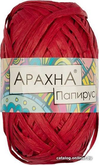 

Набор пряжи для вязания Arachna Papyrus 40 г 50 м №02 (3 мотка, красный)