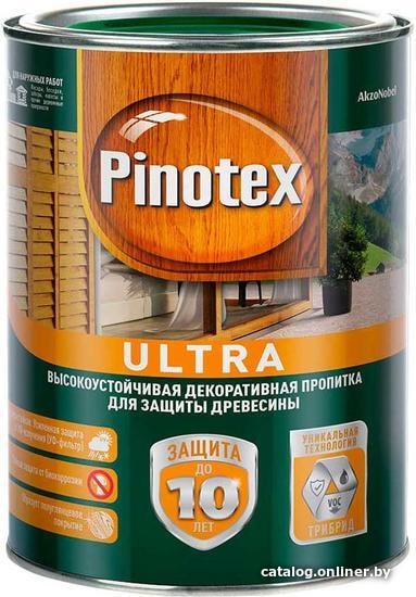 

Пропитка Pinotex Ultra 1 л (красное дерево)