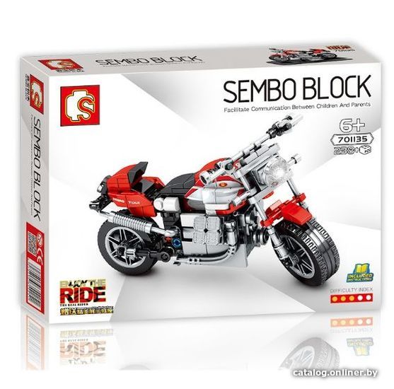 

Конструктор Sembo Block Известные мотоциклы 701135