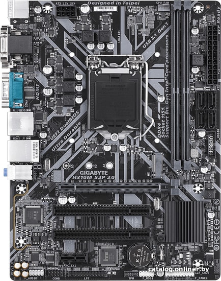

Материнская плата Gigabyte H310M S2P 2.0 (rev. 1.0)