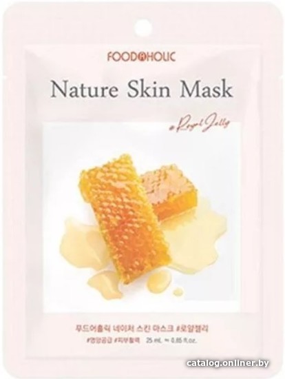 

FoodaHolic Маска для лица тканевая Nature Skin с маточным молочком 23 мл