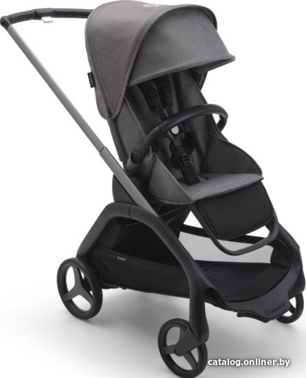 

Коляска прогулочная «книга» Bugaboo Dragonfly (graphite/grey melange/grey melange)