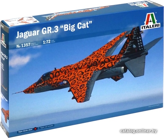 

Сборная модель Italeri 1357 Истребитель-бомбардировщик JAGUAR Gr.3 BIG CAT Sp. Colors