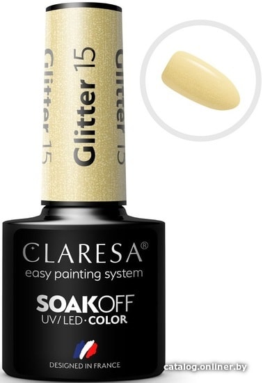 

Гель-лак Claresa Glitter 15 5 мл