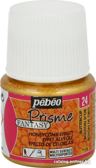 

Краска для стекла и керамики PEBEO Fantasy Prisme 166024 (45 мл, золотой бутон)