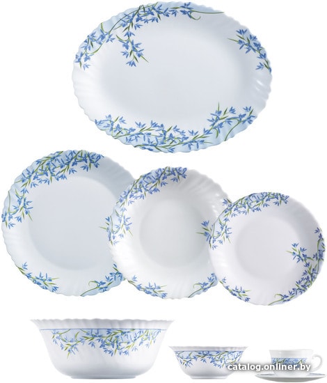 

Столовый сервиз Arcopal Aliya blue 10L7796