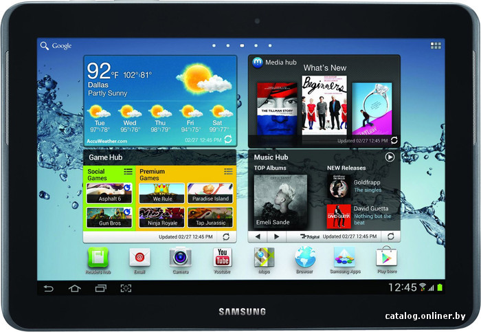 Ремонт планшета Samsung Galaxy Tab 2 P5100/P5110