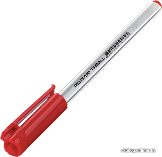 

Ручка шариковая Pensan Triball 1003 (красный)