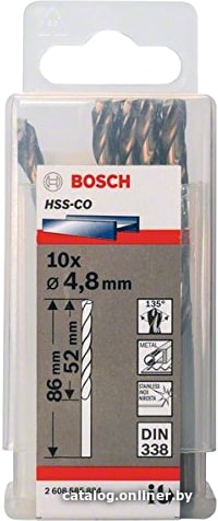 

Набор оснастки Bosch 2608585884 (10 предметов)