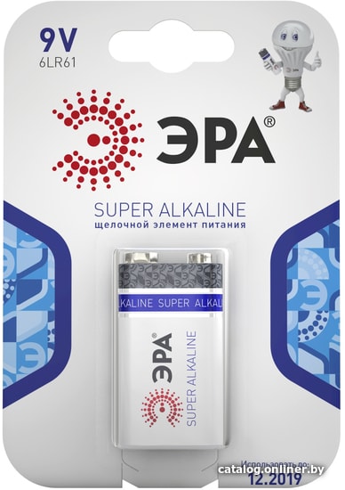 

Батарейка ЭРА Super Alkaline 9V