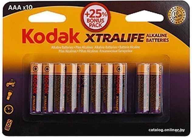 

Батарейка Kodak XtraLife AAA 10 шт.