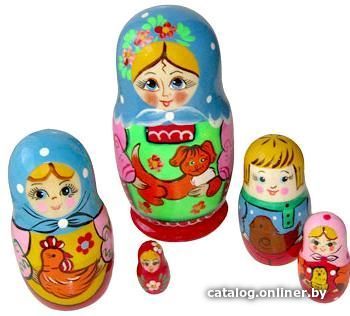 

Развивающая игрушка Нескучные игры Матрешка Подворье Р-45/747