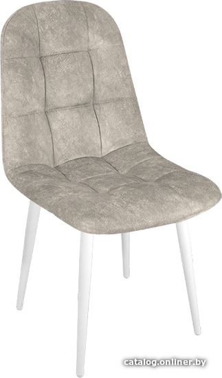 

Стул Трия Райс К1С (белый матовый/микровелюр Wellmart Dark Beige)