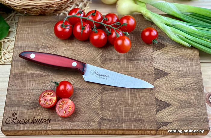 

Кухонный нож Russo Alexander S AUS-8 Red G10