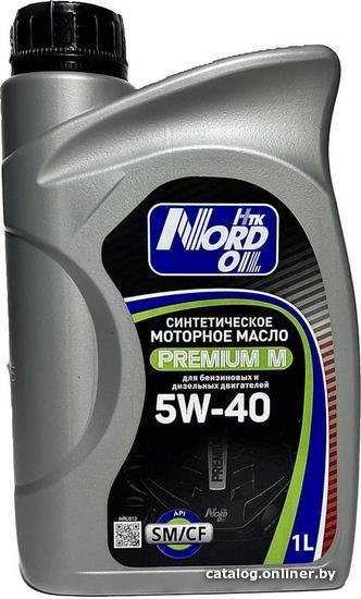 

Моторное масло Nord Oil Premium М 5W-40 SM/CF 1л