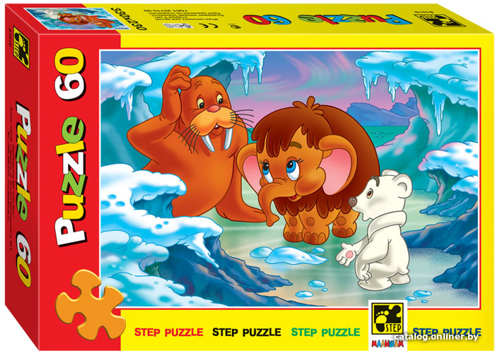 

Пазл Step Puzzle Мамонтёнок 81019 (60 эл)