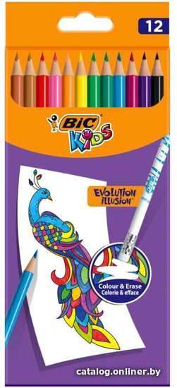 

Набор цветных карандашей BIC Evolution Illusion 987868 (12 цв)