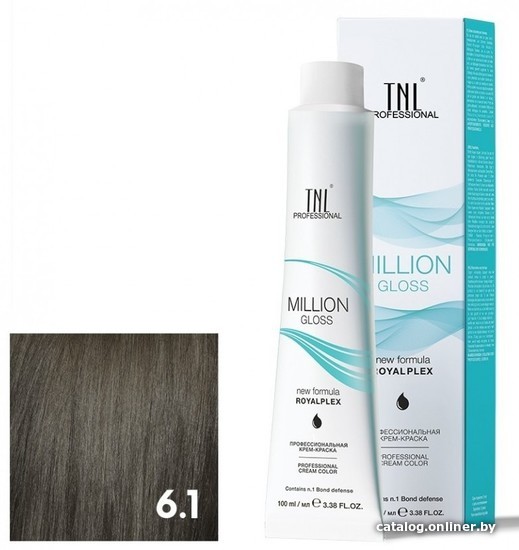 

Крем-краска для волос TNL Professional Million Gloss 6.1 100 мл