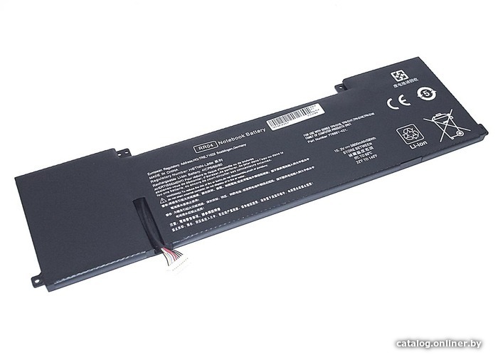 

Аккумуляторы для ноутбуков RageX RR04-4S1P HP, 15.2В 58Wh, черный