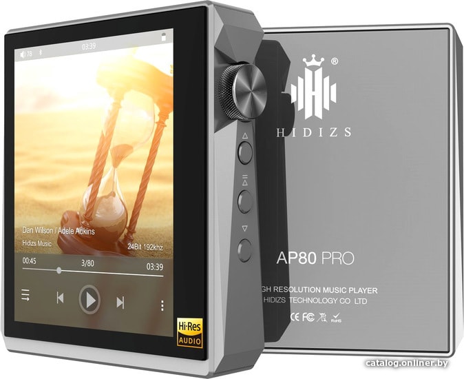 

Hi-Fi плеер Hidizs AP80 Pro (серебристый)
