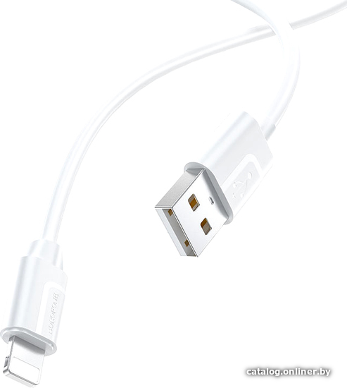 

Кабель Borofone BX55 USB Type-A - Lightning (1 м, белый)