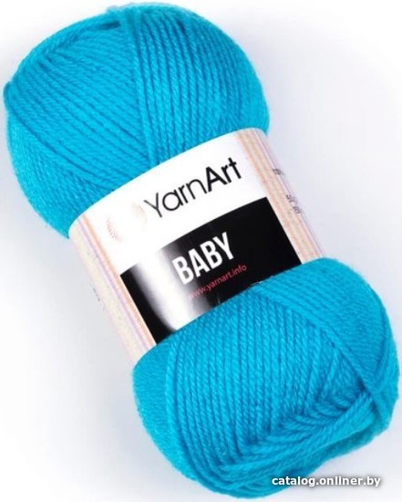 

Пряжа для вязания Yarnart Baby 100% акрил 552 50 г (150 м, бирюзовый)