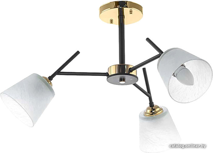 

Припотолочная люстра Aitin Pro C1253/3 черный/золотой