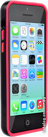 

Чехол для телефона Volare Rosso Bumper Black-Red for iPhone 5c (BP5C-BR)