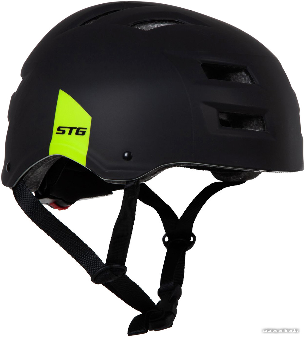 

Cпортивный шлем STG MTV1 S (р. 53-55, черный/желтый)