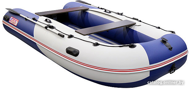 

Моторно-гребная лодка Хантер 375 Аэро (светло-серый/синий)