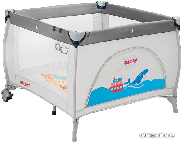 

Игровой манеж Caretero Holiday (серый)