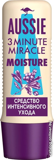 

Aussie Маска 3 Minute Miracle Moisture интенсивный уход 250 мл