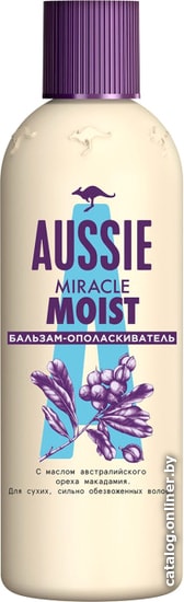 

Aussie Бальзам Miracle Moist для сухих поврежденных волос 90 мл