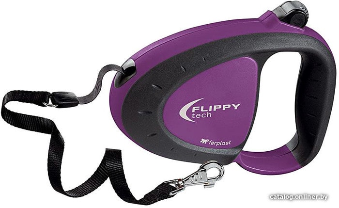 

Поводок-рулетка Ferplast Flippy Tech Tape S 75012019 (фиолетовый)