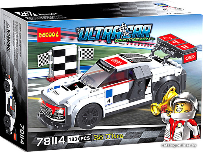 

Конструктор Decool 78114 Ultra Car R8