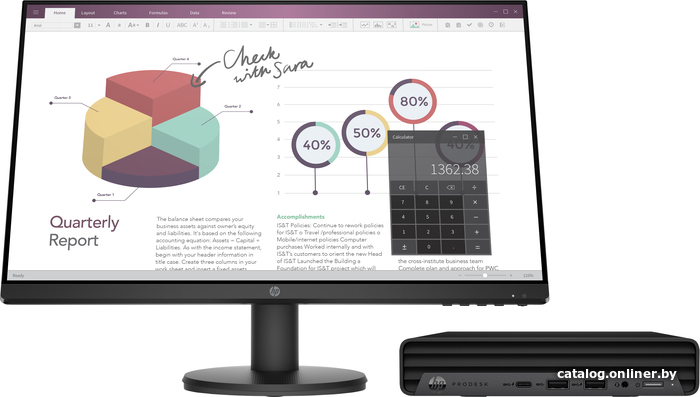 

Компактный компьютер HP ProDesk 400 G6 DM 205X1ES