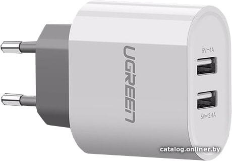 

Сетевое зарядное Ugreen CD104 20384 (белый)
