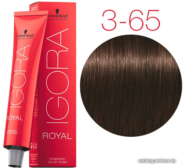 

Крем-краска для волос Schwarzkopf Professional Igora Royal Permanent Color Creme 3-65 60 мл