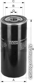 

Масляный фильтр MANN-filter WD940/14