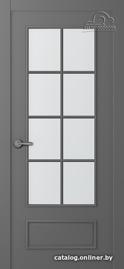 

Межкомнатная дверь Belwooddoors Ламира 5 90 см (мателюкс белый, эмаль графит)