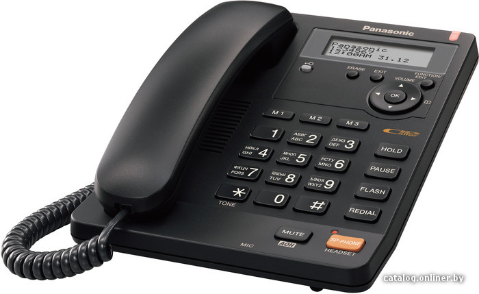 

Проводной телефон Panasonic KX-TS2570RUB (черный)