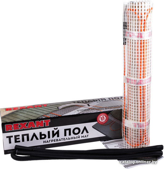 

Нагревательный мат Rexant Нагревательный мат 10 кв.м. 1600 Вт