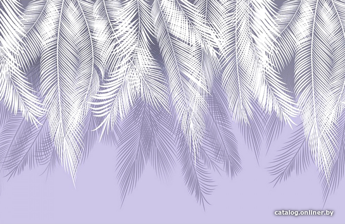 

Фотообои Citydecor Пальмовые листья (пурпурный) 400x270