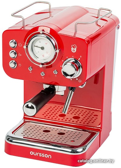 

Рожковая помповая кофеварка Oursson EM1500/RD
