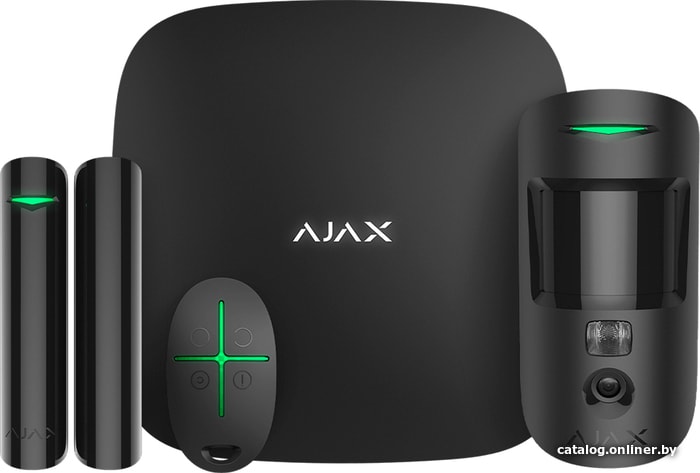 

Набор умного дома Ajax StarterKit Cam Plus (черный)