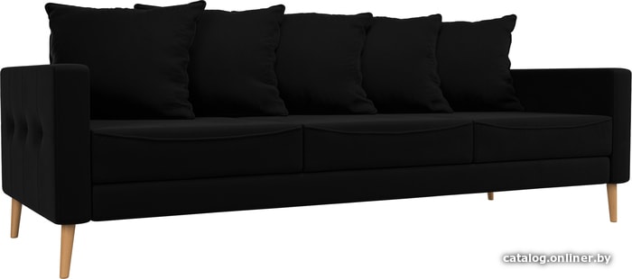 

Диван Mebelico Картес 109010 (микровельвет, черный)