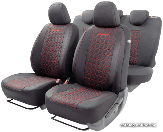 

Комплект чехлов для сидений Autoprofi Verona VER-1505 (черный/красный)