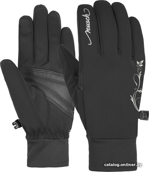 

Горнолыжные перчатки Reusch Saskia Touchtec 4835101-7702 (р. 8, black/silver)