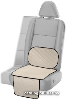 

Накидка на автомобильное сидение elCrucce под детский бустер (luxury, черный кант)