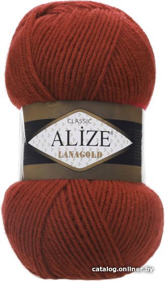 

Пряжа для вязания Alize Lanagold 800 36 (800м, терракотовый)